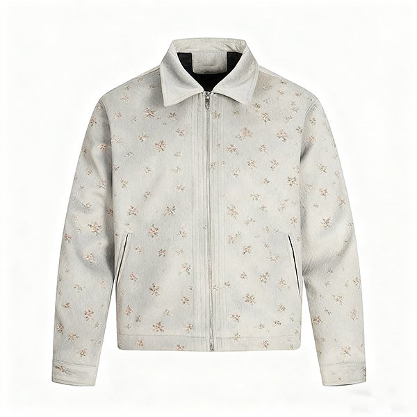 Unisex Retro Collared Zip-Up - Streetwear Fashion Jacket