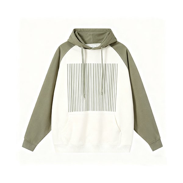 Unisex Premium Cotton Polyester Hoodie - New Color-Block Drop Shoulder Sweatshirt